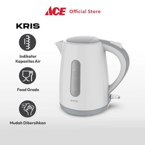 Ace - Kris 1 Ltr Teko Listrik Plastik 800 Watt - Putih