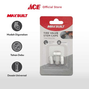 Ace - Maxbuilt Set 4 Pcs Tutup Katup Ban - Silver