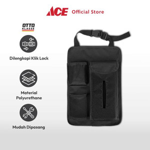 Ace - Otto Klasse Tempat Tisu Organizer Backseat Mobil Q003 - Hitam