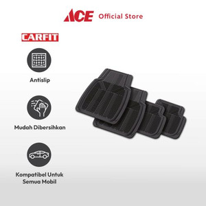 Ace - Carfit Set 4 Pcs Karpet Mobil 2904 - Hitam