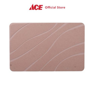 Ace - Forhom 60x39 Cm Keset Kamar Mandi Diatomite Hard Engraved - Pink