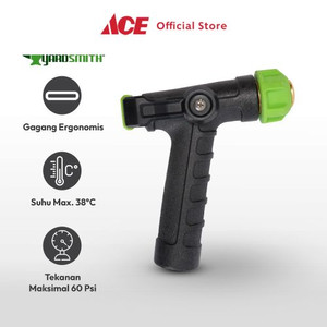 Ace - Yardsmith Kepala Selang Heavy Duty Adjustable - Hijau