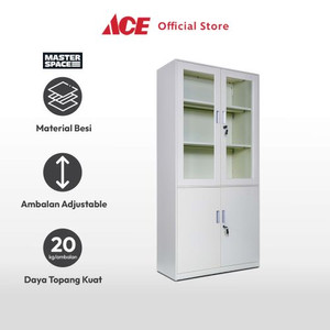 Ace - Masterspace Lemari Arsip 4 Pintu - Krem