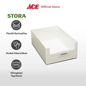 Ace - Stora 21X14X7.5 Cm Kotak Penyimpanan Serbaguna Short - Putih