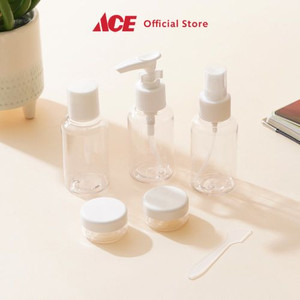 Ace - Ataru Set 5 Pcs Botol Travel - Putih