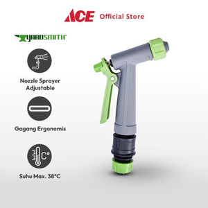 Ace - Yardsmith Set Kepala Selang Adjustable - Hijau