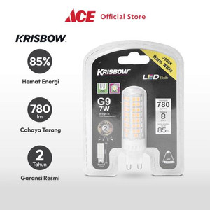 Ace - Krisbow Bohlam Led 7 Watt Warm White G9 - Kuning