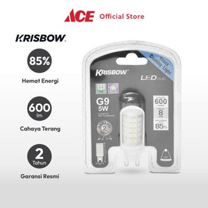 Ace - Krisbow Bohlam Led 5 Watt Cool Daylight G9 - Putih