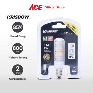 Ace - Krisbow Corn Bohlam Led 7 Watt Warm White E14 - Kuning