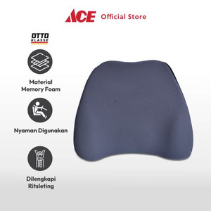 Ace - Otto Klasse Bantal Pinggang Memory Foam - Hitam/Abu-Abu Tua