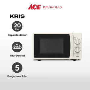 Ace - Kris 20 Ltr Microwave - Hitam/Putih