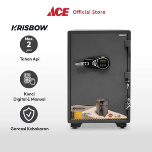 Ace - Krisbow 60x57x92 Cm Brankas Tahan Api Yb-920alp