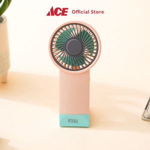 Ace - Ataru Kipas Angin Portable Rechargeable - Pink