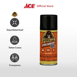 Ace - Gorilla 118 Ml Lem Semprot Adhesive Heavy Duty