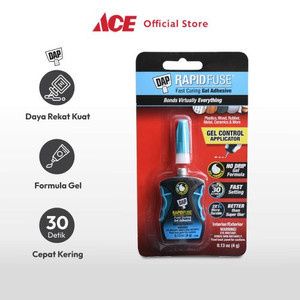 Ace - Dap 3.8 Ml Lem Gel Rapidfuse Tougher Gel