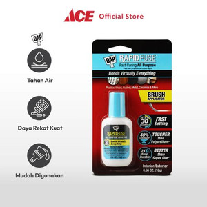 Ace - Dap 16 Gr Lem Rapid Fuse Tougher Dengan Brush