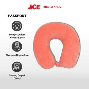 Ace - Passport Bantal Leher Powdery - Pink