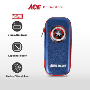 Ace - Marvel Tempat Pensil 3d Hardcase Captain America