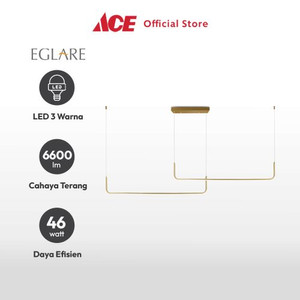 Ace - Eglare Dawa Lampu Gantung Hias Led 3cct - Gold