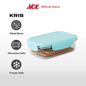 Ace - Kris 400 Ml Cotton Wadah Makanan Dengan Clip - Hijau