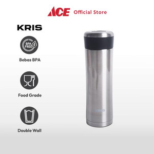 Ace - Kris 420 Ml Botol Vacuum Flask Double Wall - Silver