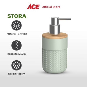 Ace - Stora 250 Ml Diamond Dispenser Sabun Cair Polyresin - Hijau