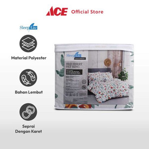 Ace Sleeplite 180X200 cm Set 5 Pcs Seprai King Polyester Evelyn