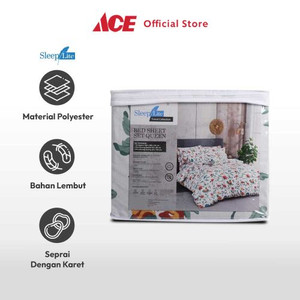 Ace Sleeplite 160X200 cm Set 5 Pcs Seprai Queen Polyester Evelyn