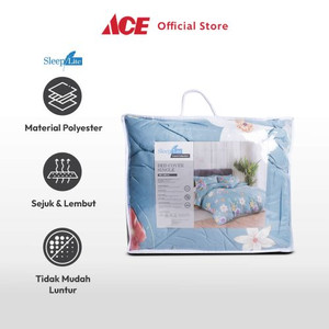 Ace Sleeplite 150X220 cm Bed Cover Polyester Kirei - Biru