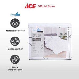 Ace Sleeplite 180X200 cm Set 5 Pcs Seprai King Polyester Classic Bw