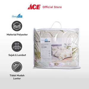 Ace Sleeplite 210X220 cm Bed Cover Polyester Poppy - Hijau