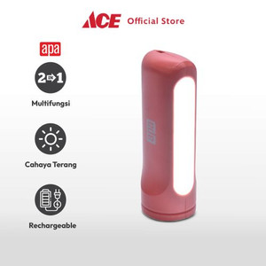 Ace - Apa Senter Rechargeable - Merah