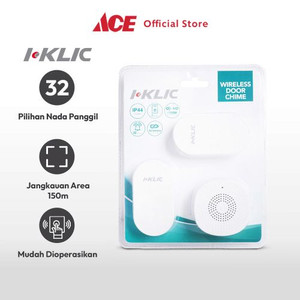 Ace - I-Klic Bel Pintu Nirkabel Plug 2-Ub01 - Putih