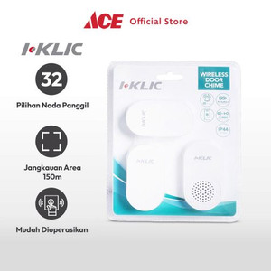 Ace - I-Klic Bel Pintu Nirkabel Plug 2-311 - Putih