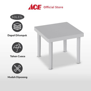 Ace - Soleil Meja Teras - Abu-Abu Muda