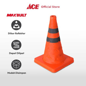 Ace - Maxb 40 Cm Kerucut Lalu Lintas Lipat - Orange