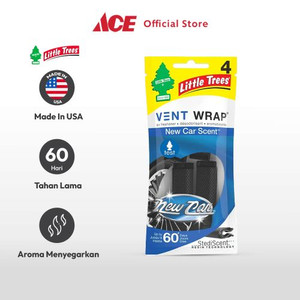 Ace - Little Trees Set 4 Pcs Pengharum Mobil Vent Wrap New Car