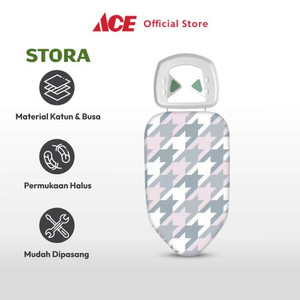 Ace - Stora 63.5x35.5 Cm Sarung Meja Setrika Houndstooth