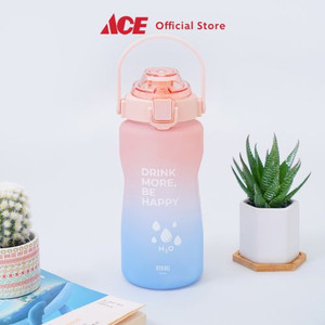 Ace - Ataru 1.5 Ltr Botol Minum Tritan Dengan Handle Ombre - Pink