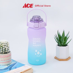 Ace - Ataru 1.5 Ltr Botol Minum Tritan Dengan Handle Ombre - Ungu