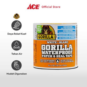 Ace - Gorilla Selotip Tahan Air Patch & Seal - Putih