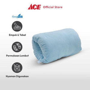 Ace - Sleeplite 40x29x18 Cm Bantal Tidur - Biru Muda