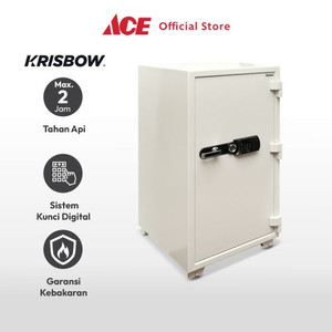 Ace - Krisbow 64.2x63x124.5 Cm Brankas Tahan Api Es-150