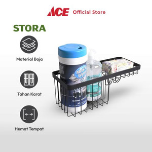 Ace - Stora 30x12x11.6 Cm Rak Dinding Kamar Mandi