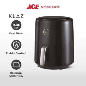 Ace - Klaz 4.5 Ltr Air Fryer Digital - Hitam