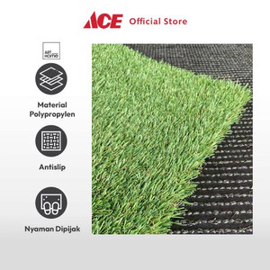 Ace - Arthome 1x3 Mtr Rumput Artifisial Small Roll 2.5 Cm - Hijau