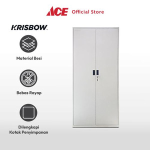 Ace - Krisbow Lemari Pakaian 2 Pintu - Putih