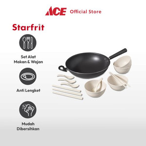 Ace - Starfrit Set 13 Pcs Wajan Penggorengan & Peralatan Makan