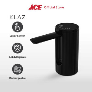 Ace - Kris Pompa Air Galon Lipat Rechargeable Ap218 - Hitam