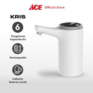 Ace - Kris Pompa Air Galon Rechargeable Ap138s - Putih